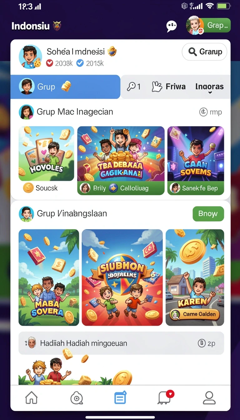 Beragam pilihan permainan menarik dalam aplikasi ceri123 APK Terbaru dengan Fitur Lengkap.