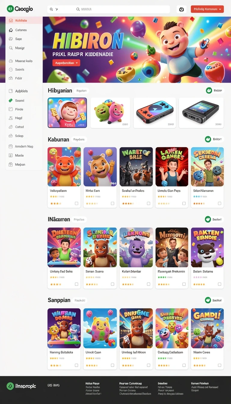 Beragam pilihan permainan menarik dalam aplikasi Download t9999 APK Terbaru Full Version.